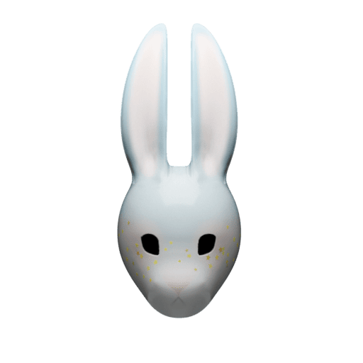 Bunny Mask Blue