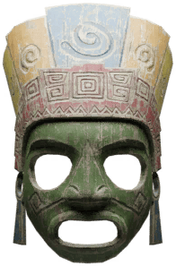 Aztec Mask Green