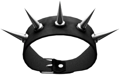 Black Punk Wristband